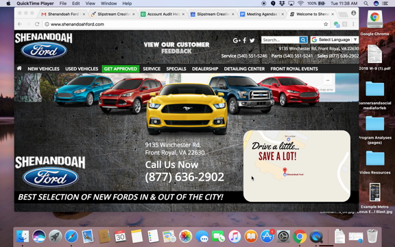 Shenandoah Ford Homepage Updates