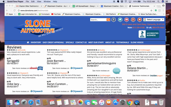 Slone Review Page Not Working